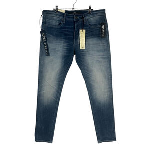 Jordan Craig Sean Blue Jeans Style Js300 Aged Wash Size 36/32 Super Stretch